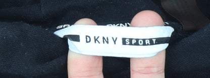 Womens UK Size L DKNY Sport Black Pullover Hoodie
