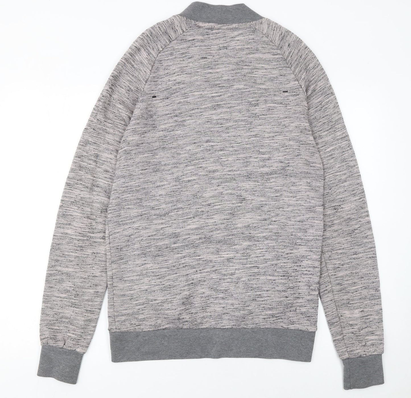 Mens UK Size M Criminal Damage Grey Full Zip Sweatshirt