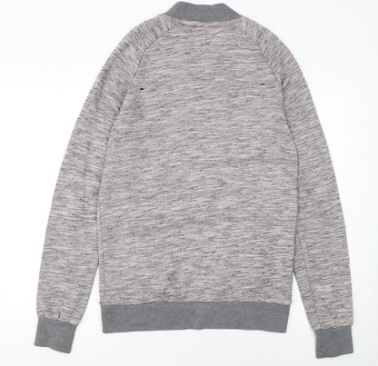 Mens UK Size M Criminal Damage Grey Full Zip Sweatshirt