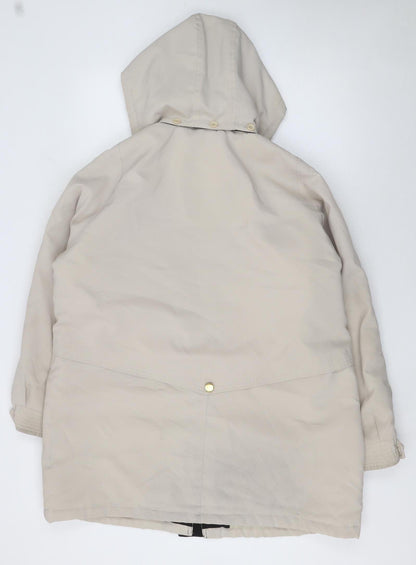 Womens UK Size 20 Klassik Beige Parka Coat