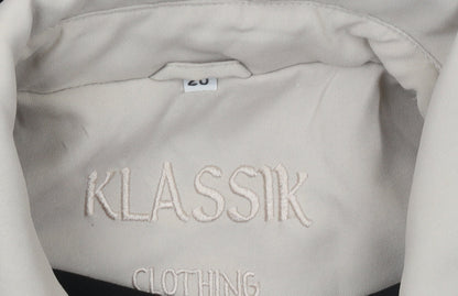 Womens UK Size 20 Klassik Beige Parka Coat