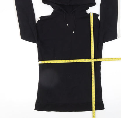 Womens UK Size M ASOS Black Pullover Hoodie