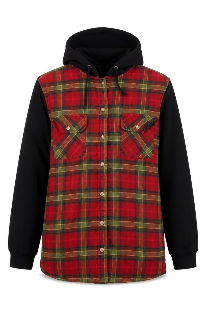 Womens UK Size 8 Topshop Red Hooded Jacket
