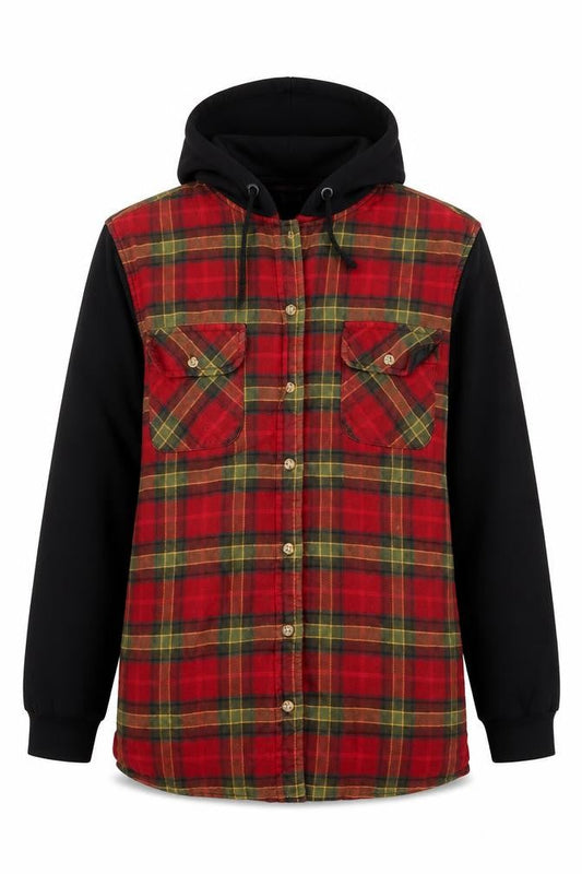 Womens UK Size 8 Topshop Red Hooded Jacket