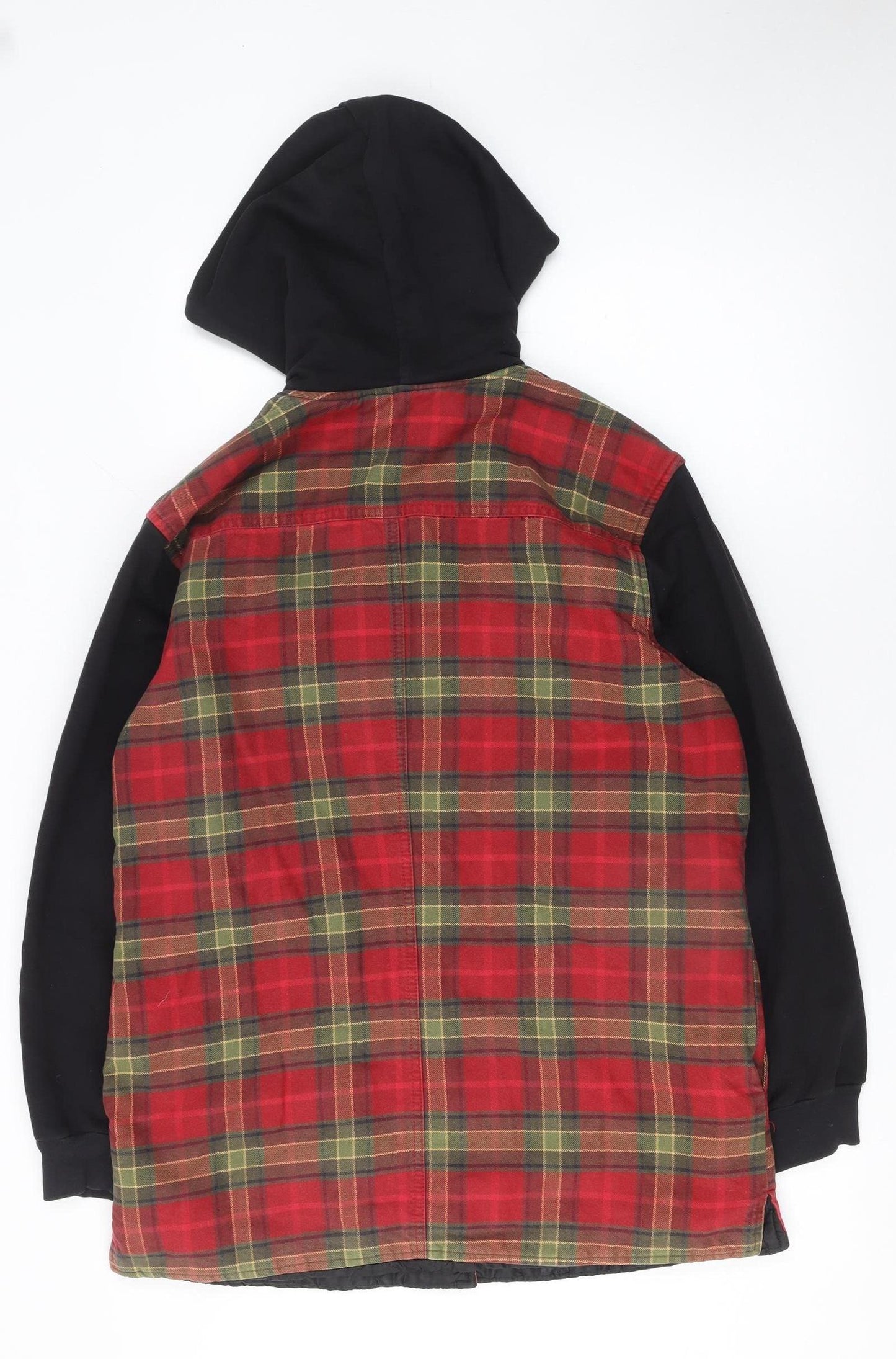 Womens UK Size 8 Topshop Red Hooded Jacket