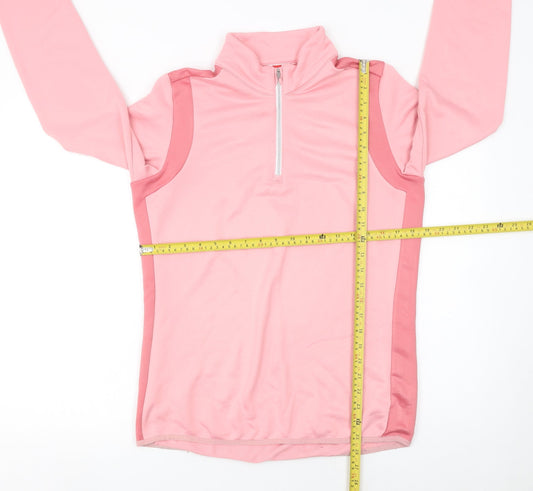 Womens UK Size 14 Slazenger Pink Pullover Sweatshirt