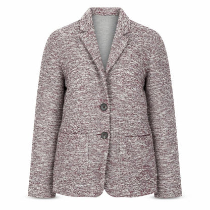 Next Women’s Grey Marled Blazer UK 12 Tailored Two-Button Jacket