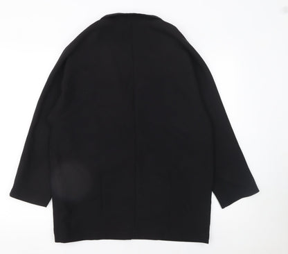 Mohito Women Black Size 10 Single-Breasted Blazer Jacket