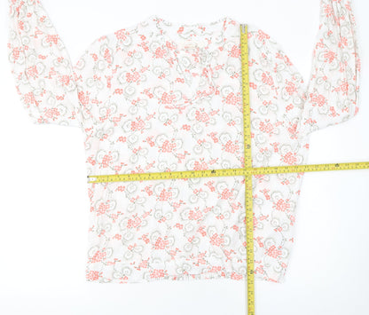 Womens UK Size 18 Marks and Spencer White Tunic Blouse