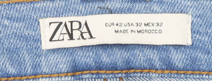 Zara Men’s Light Blue Skinny Denim Jeans Size L 32W Slim Fit