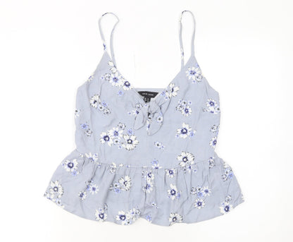 Womens UK Size 6 New Look Blue Camisole Tank