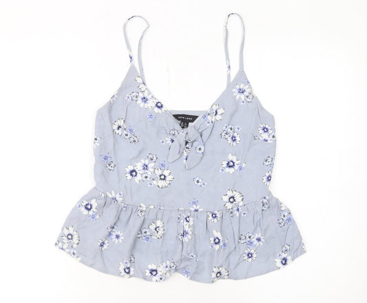 Womens UK Size 6 New Look Blue Camisole Tank