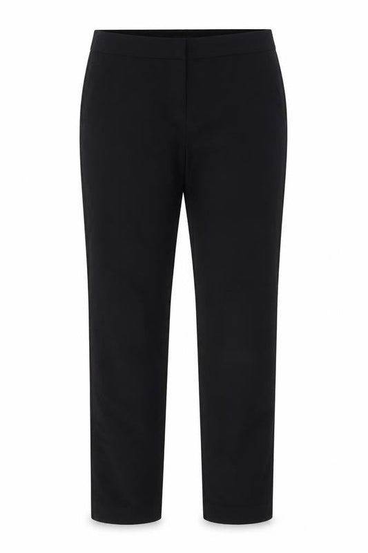 Zara Womens Woman Black Slim Fit Tapered Trousers Size 10