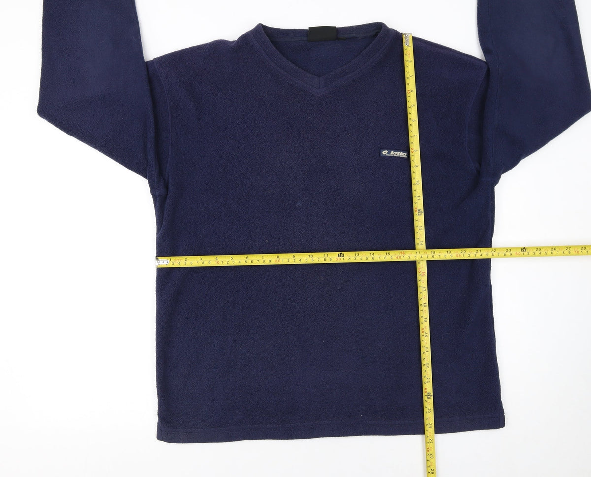 Mens UK Size M Lotto Blue Pullover Sweatshirt