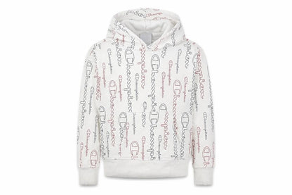Boys UK Size 7-8 Years Champion White Pullover Hoodie