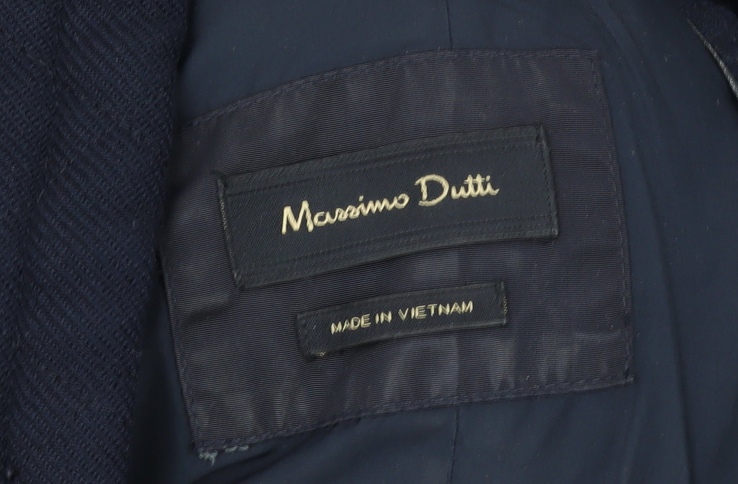 Womens UK Size 10 Massimo Dutti Blue Overcoat