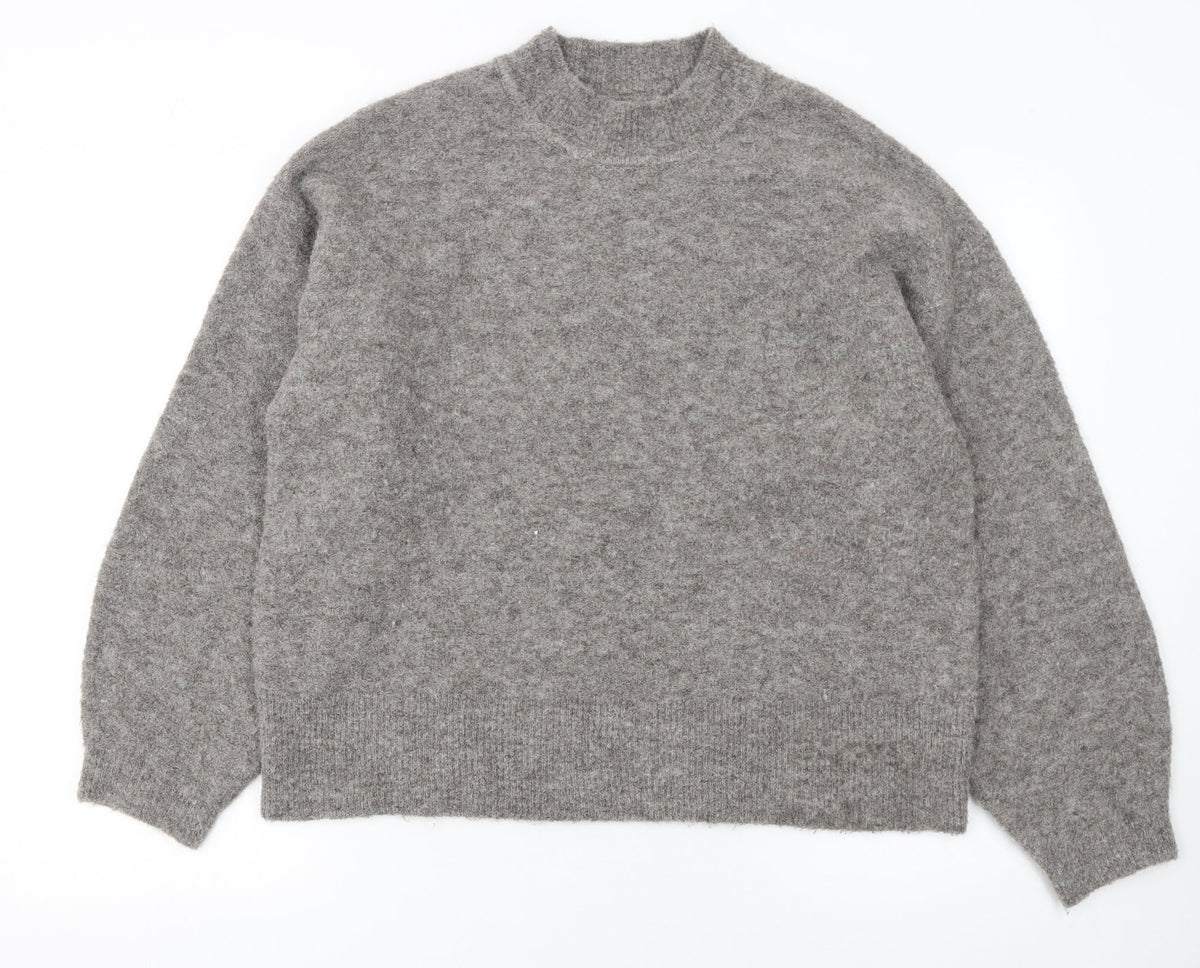 Womens UK Size M Marks and Spencer Grey Pullover Jumper