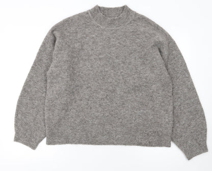 Womens UK Size M Marks and Spencer Grey Pullover Jumper