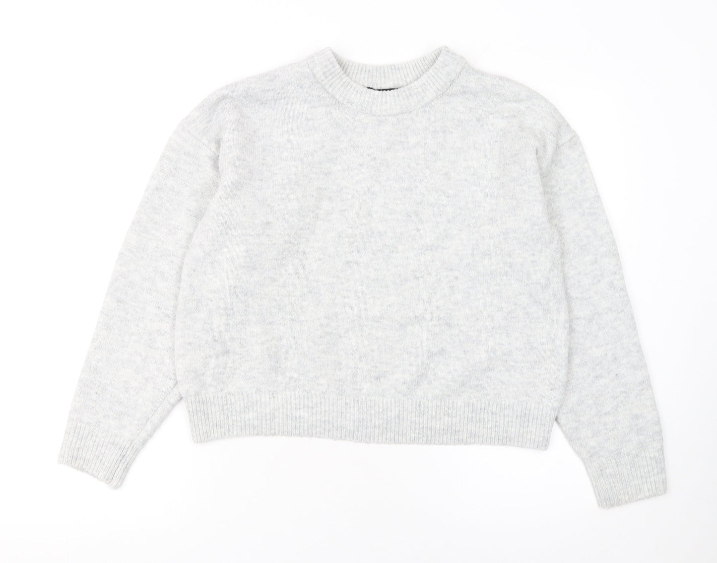 Womens UK Size M New Look Grey Pullover Jumper