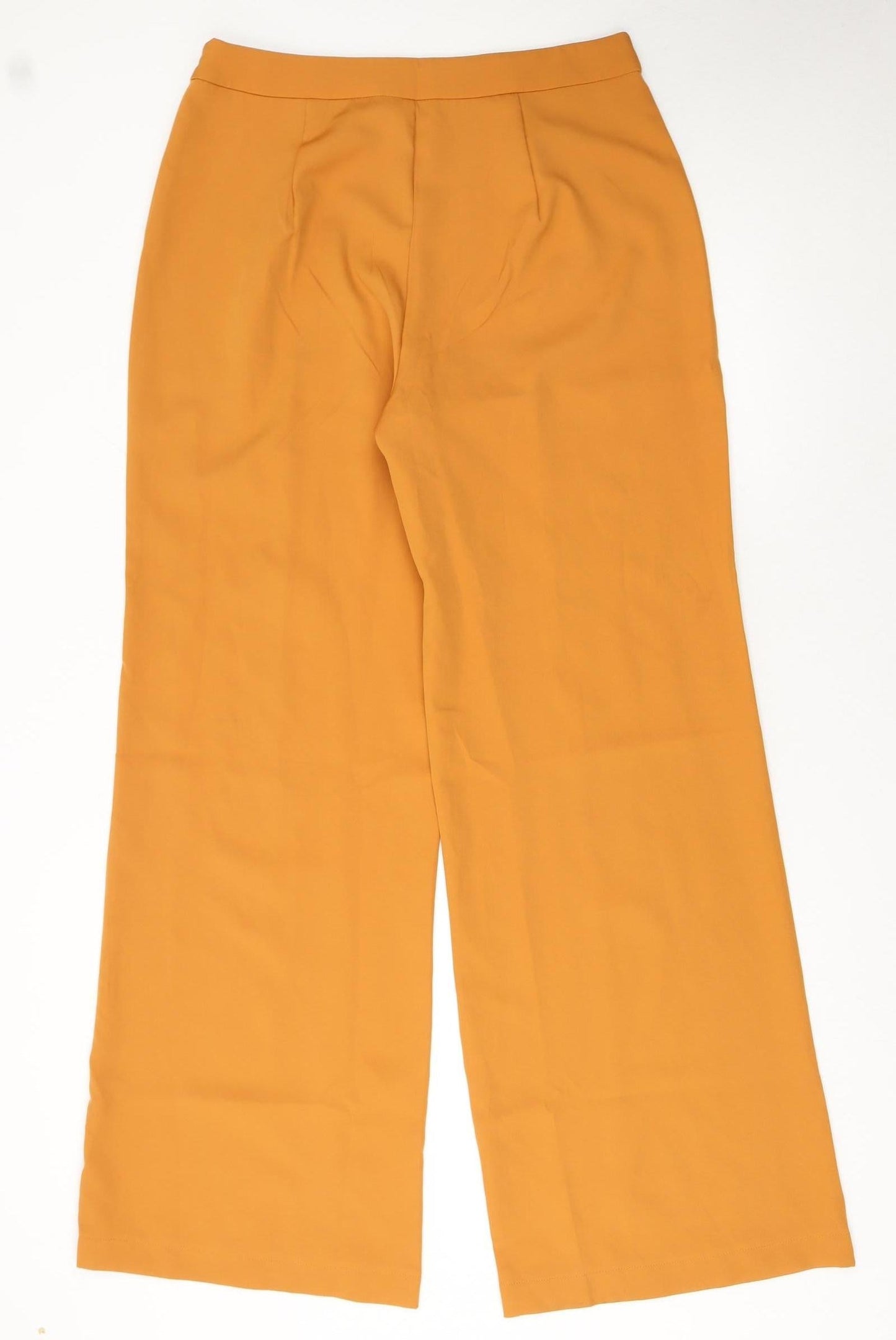 Womens UK Size 14 PRETTYLITTLETHING Regular Fit Casual Business Brown Trousers