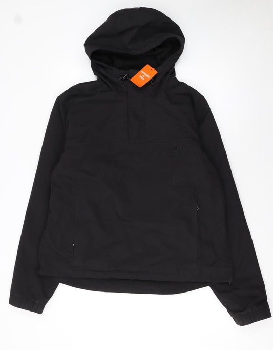 Mens UK Size S Superdry Black Anorak Coat