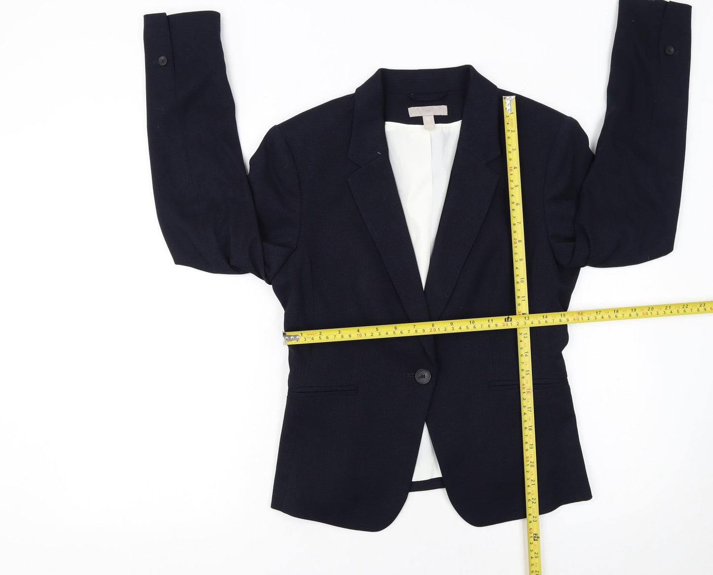 Womens UK Size 10 H&M Regular Blue Blazer