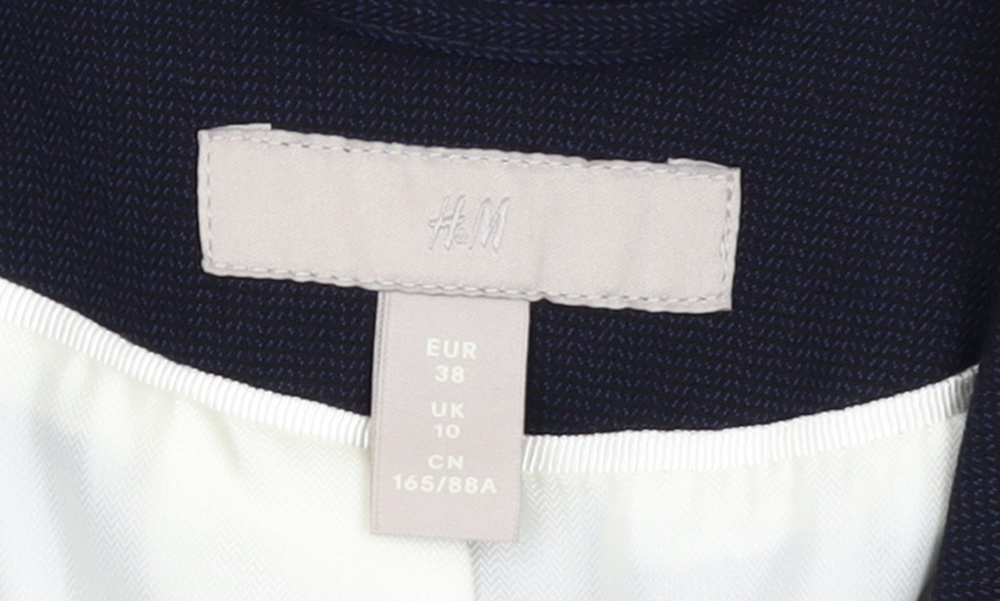 Womens UK Size 10 H&M Regular Blue Blazer