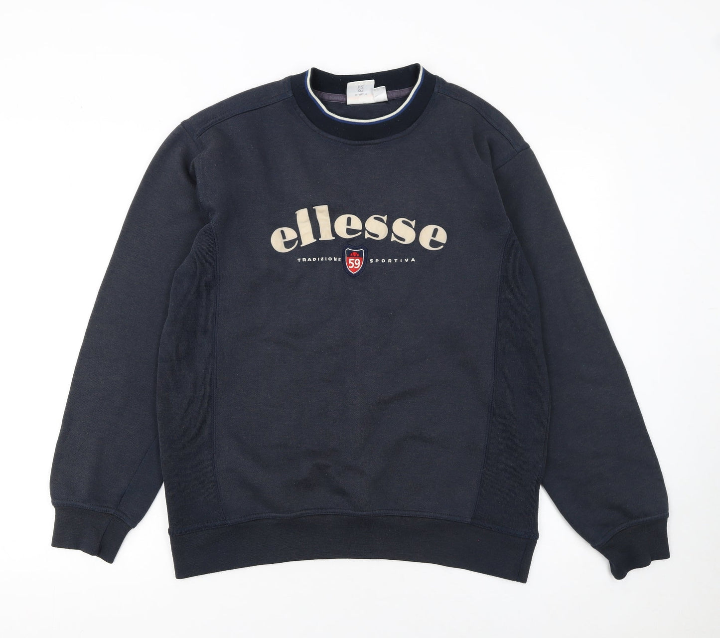 Mens UK Size M ellesse Blue Pullover Sweatshirt