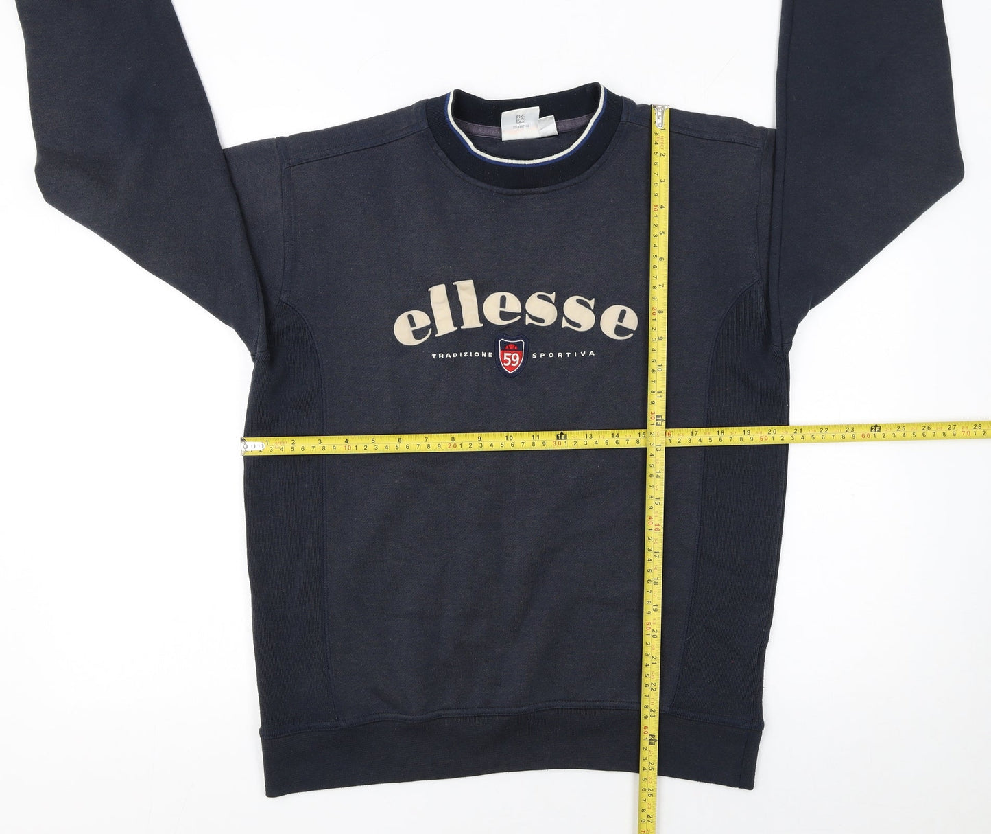 Mens UK Size M ellesse Blue Pullover Sweatshirt