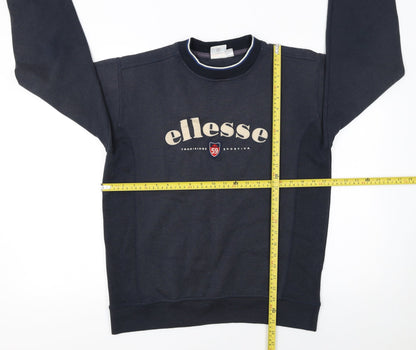 Mens UK Size M ellesse Blue Pullover Sweatshirt