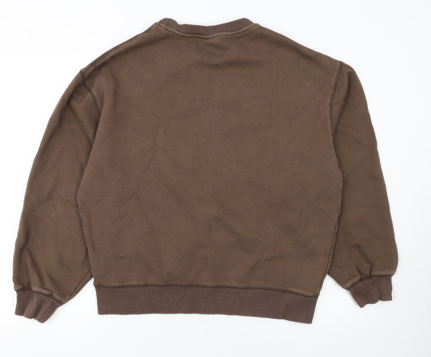 Womens UK Size M ellesse Brown Pullover Sweatshirt