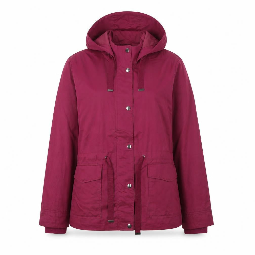 Womens UK Size 16 TU Purple Parka Coat