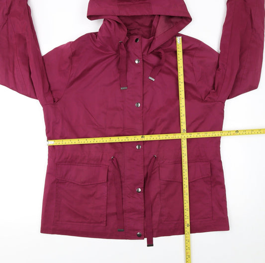 Womens UK Size 16 TU Purple Parka Coat