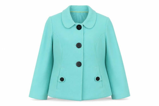 Womens UK Size 16 BM Green Basic Jacket