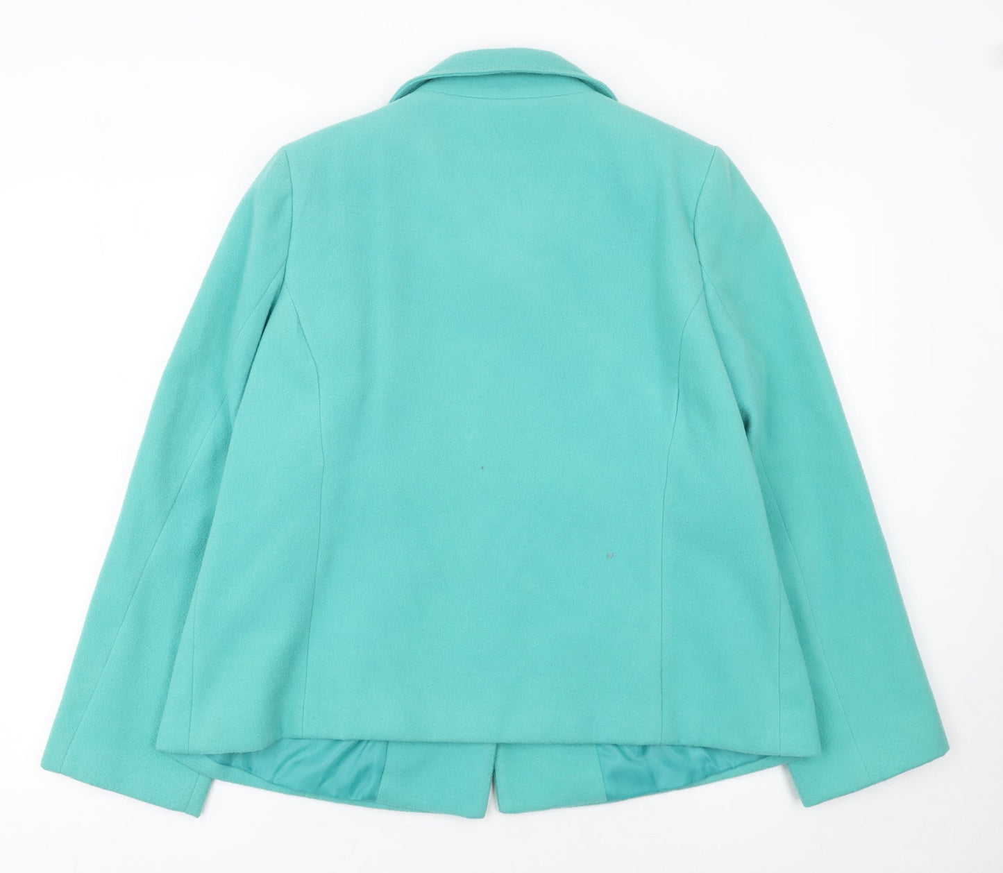 Womens UK Size 16 BM Green Basic Jacket