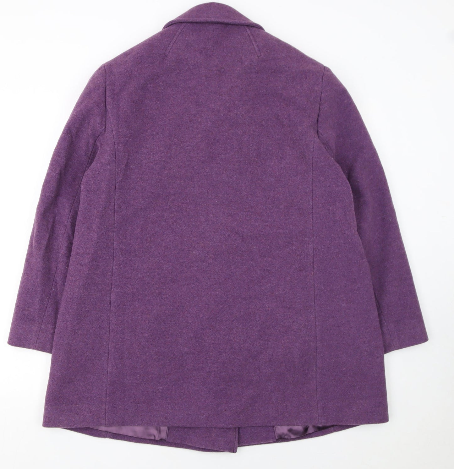 Womens UK Size 16 Eastex Purple Pea Coat