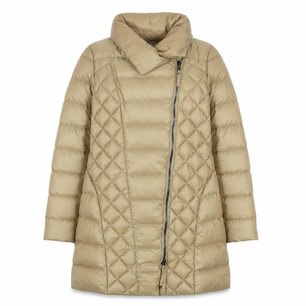 Womens UK Size 12 PINKO Beige Puffer Jacket