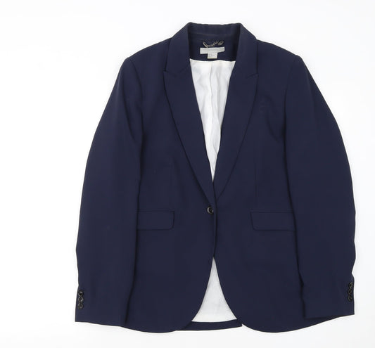 Womens UK Size 14 H&M Regular Blue Blazer