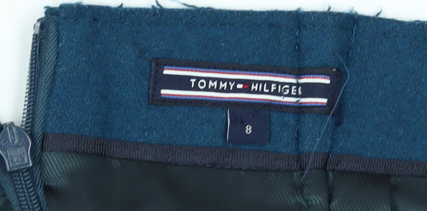 Womens UK Size 8 Tommy Hilfiger Straight & Pencil Twill Skirt