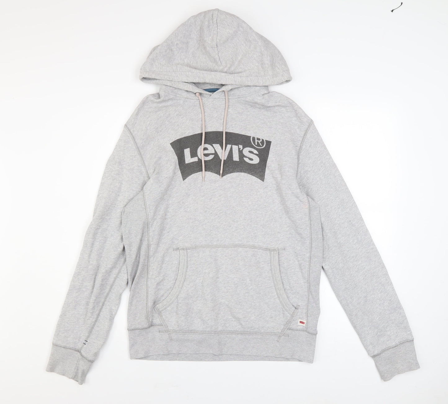 Mens UK Size S Levi's Grey Pullover Hoodie