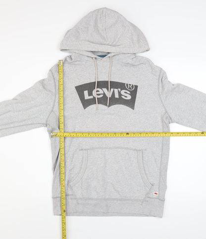 Mens UK Size S Levi's Grey Pullover Hoodie