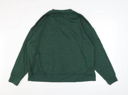 Womens UK Size L Disney Green Pullover Sweatshirt