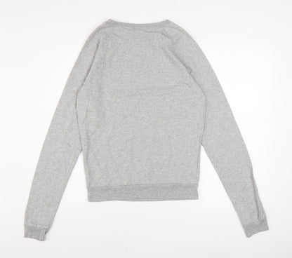 Womens UK Size 10 Topshop Grey Pullover Sweatshirt
