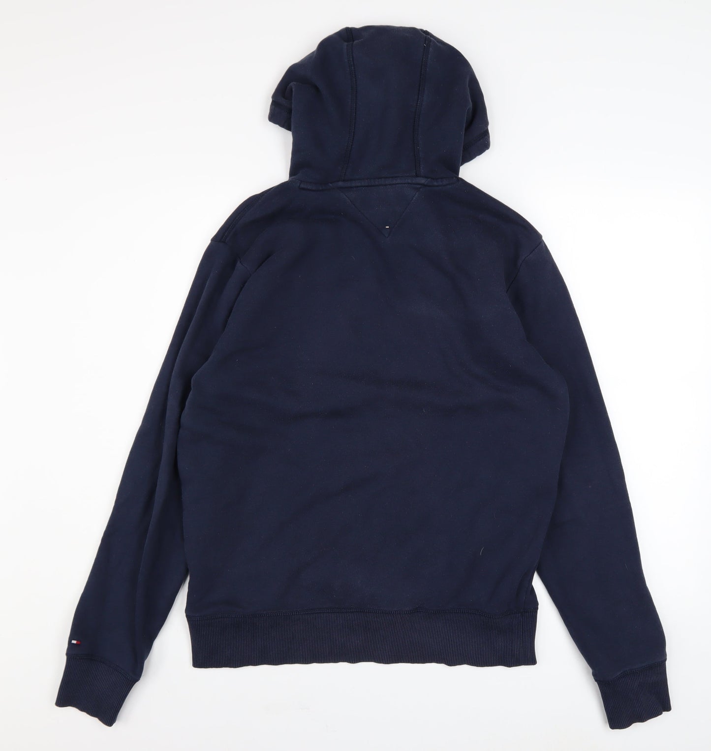 Mens UK Size L Tommy Hilfiger Blue Pullover Hoodie