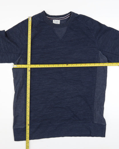 Mens UK Size L Champion Blue Pullover Sweatshirt