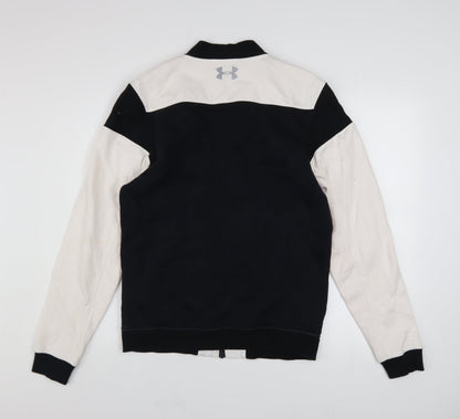 Mens UK Size S Under armour White Bomber Jacket