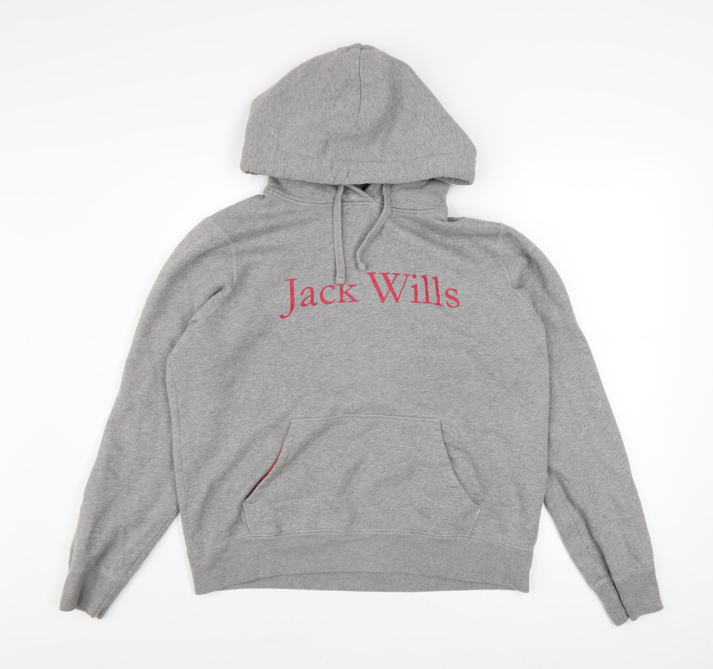 Womens UK Size 14 Jack Wills Grey Pullover Hoodie