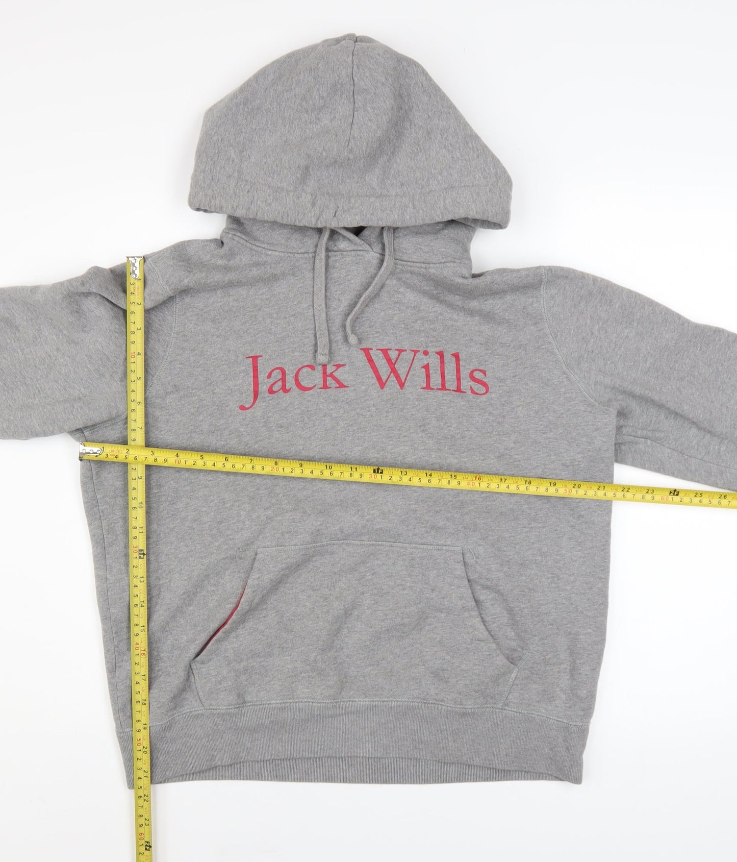 Womens UK Size 14 Jack Wills Grey Pullover Hoodie