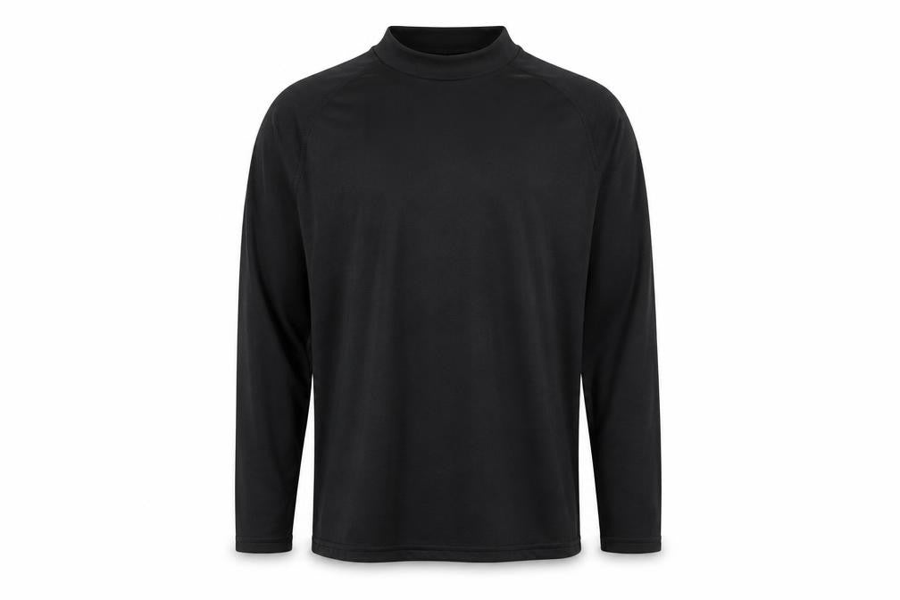 Mens UK Size 2XL Wedze Black Skiing Snowboarding T-Shirt
