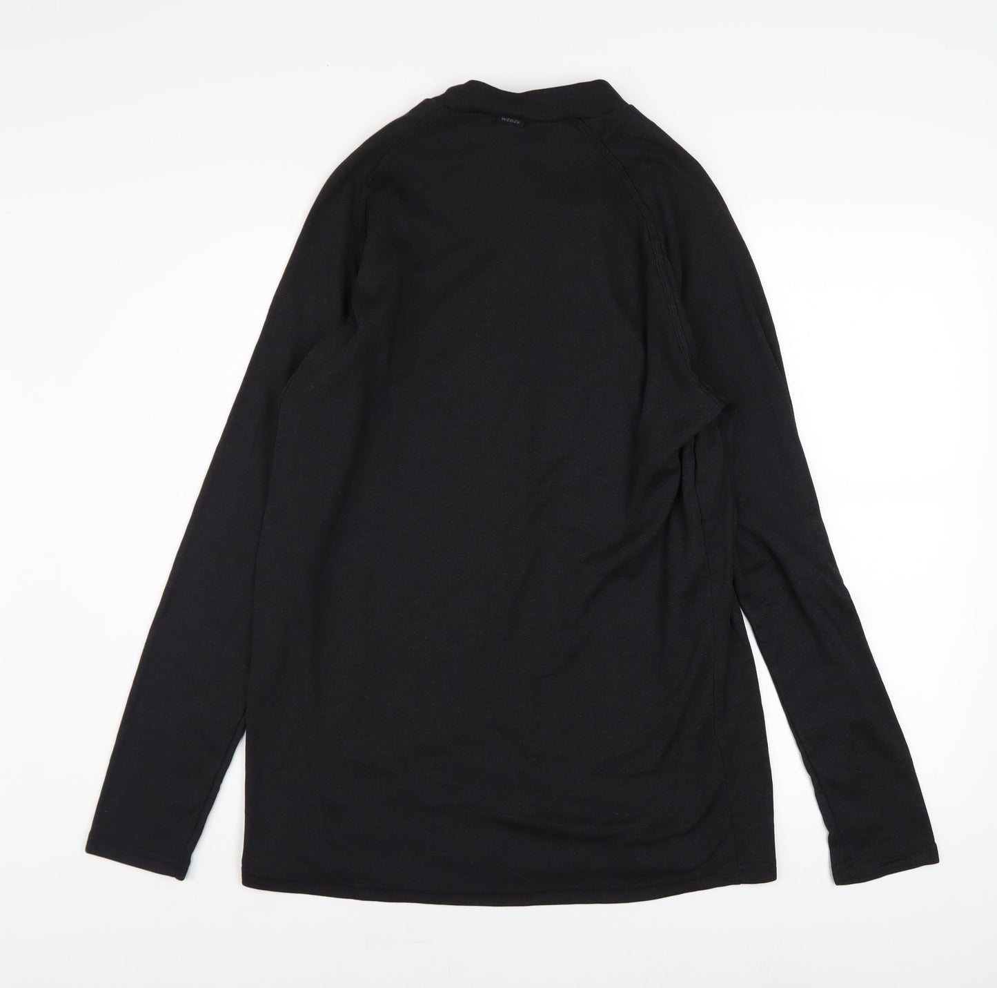 Mens UK Size 2XL Wedze Black Skiing Snowboarding T-Shirt